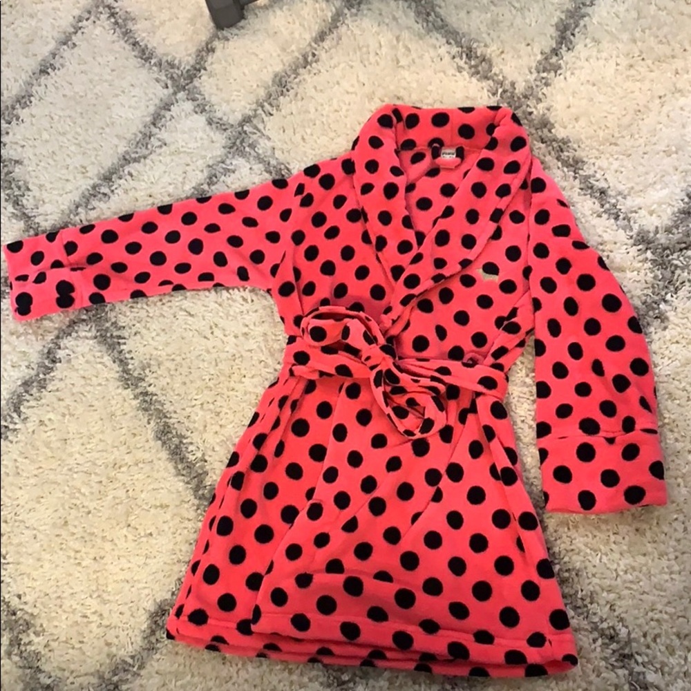 ~BATH ROBE FLEECE~ MEDIUM/LARGE FROM PINK